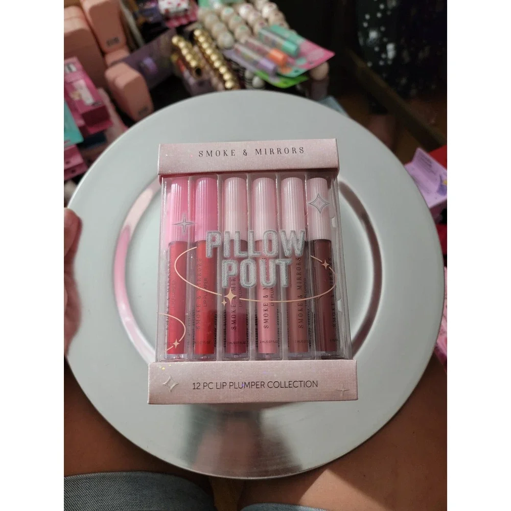 Smoke & Mirrors Pillow Pout 12 PC Lip Plumper Collection Set New